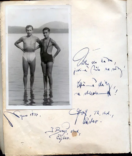 Historická fotografie pensionu RUT