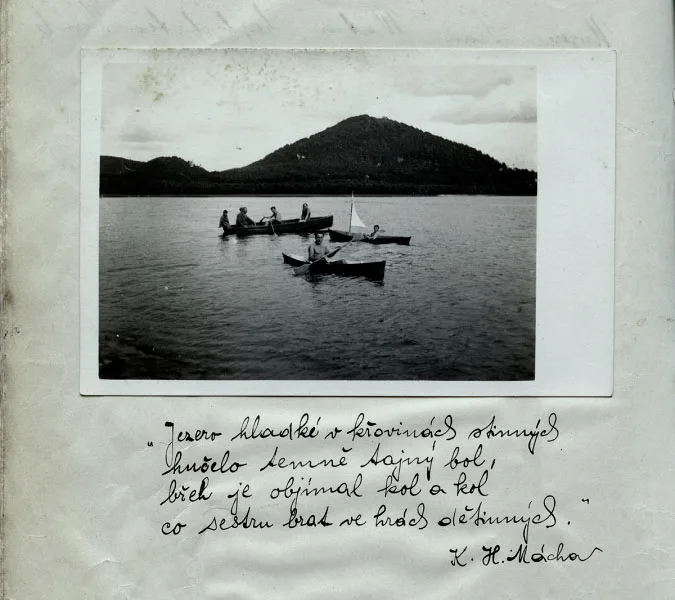 Historická fotografie pensionu RUT