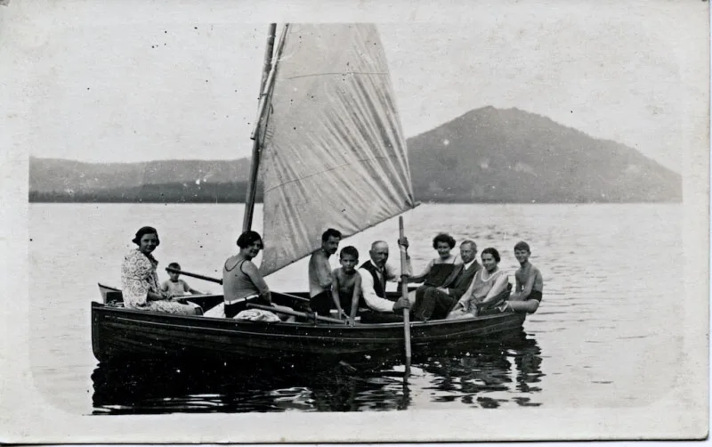Historická fotografie pensionu RUT