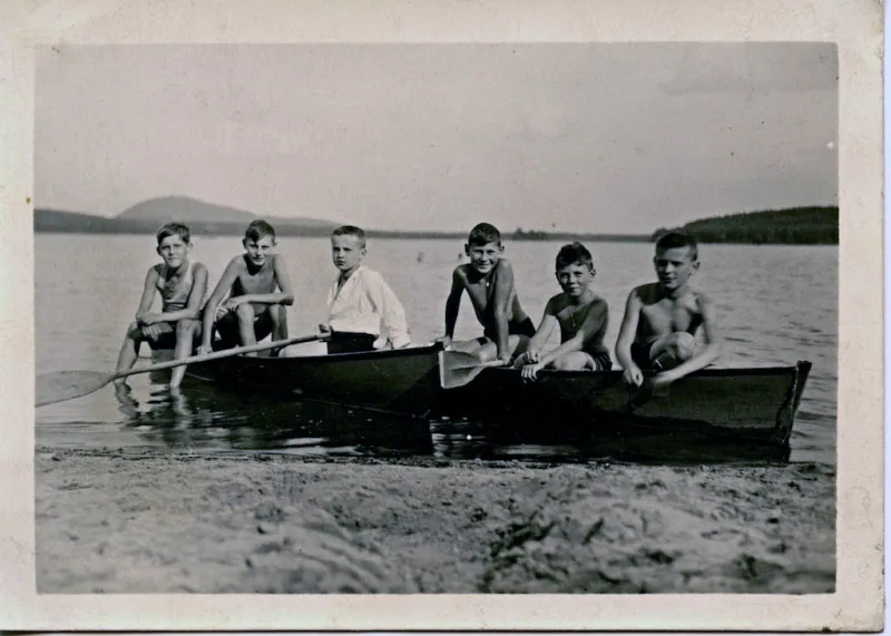 Historická fotografie pensionu RUT