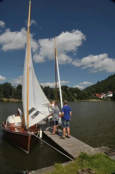 Regata RUT Classic - závod klasických dřevěných plachetnic na Máchově jezeře