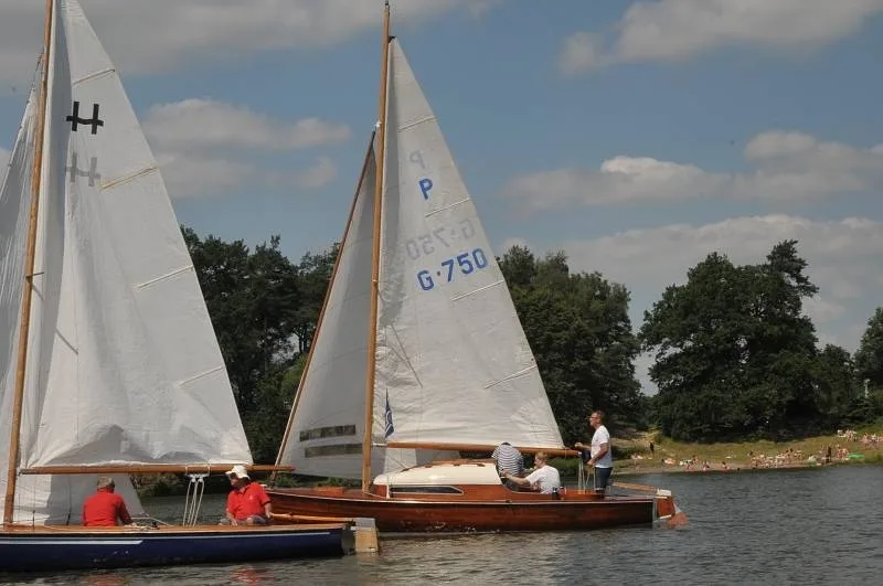 Regata RUT Classic - závod klasických dřevěných plachetnic na Máchově jezeře