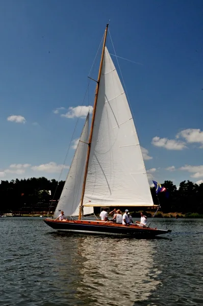 Regata RUT Classic - závod klasických dřevěných plachetnic na Máchově jezeře